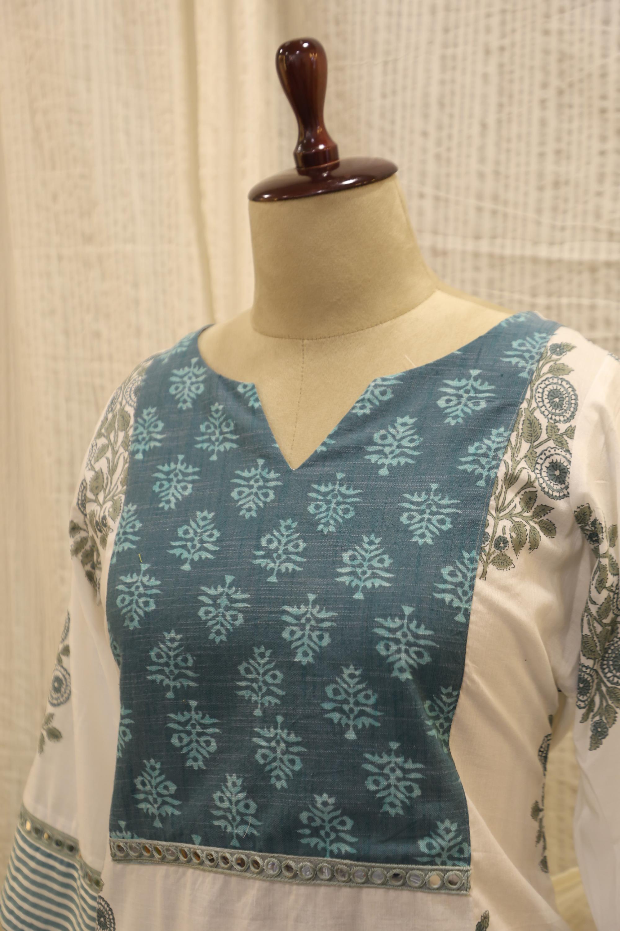 Cotton Ready-to-Wear Kurta - Elegant Ethnic Design RMK-004