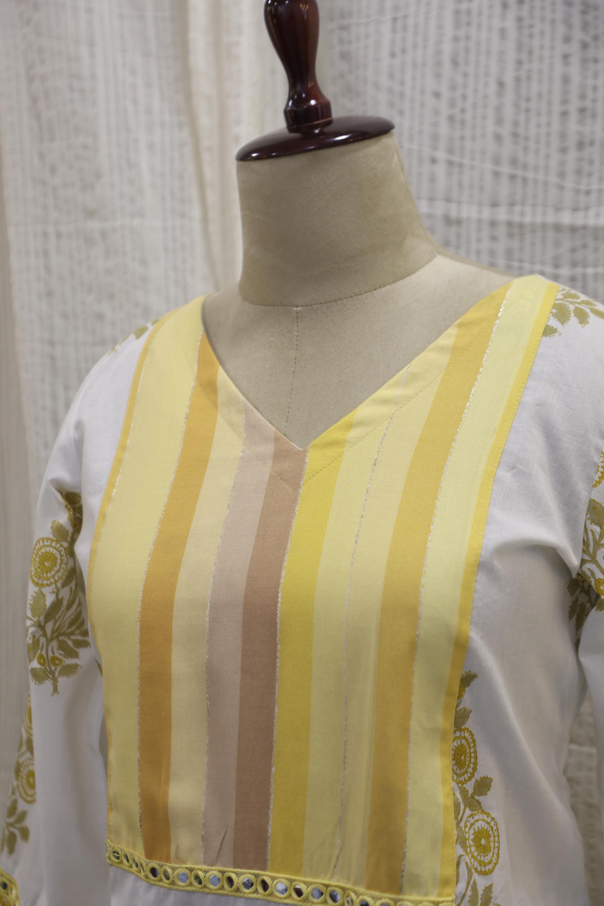 Cotton Ready-to-Wear Kurta - Elegant Ethnic Design RMK-005
