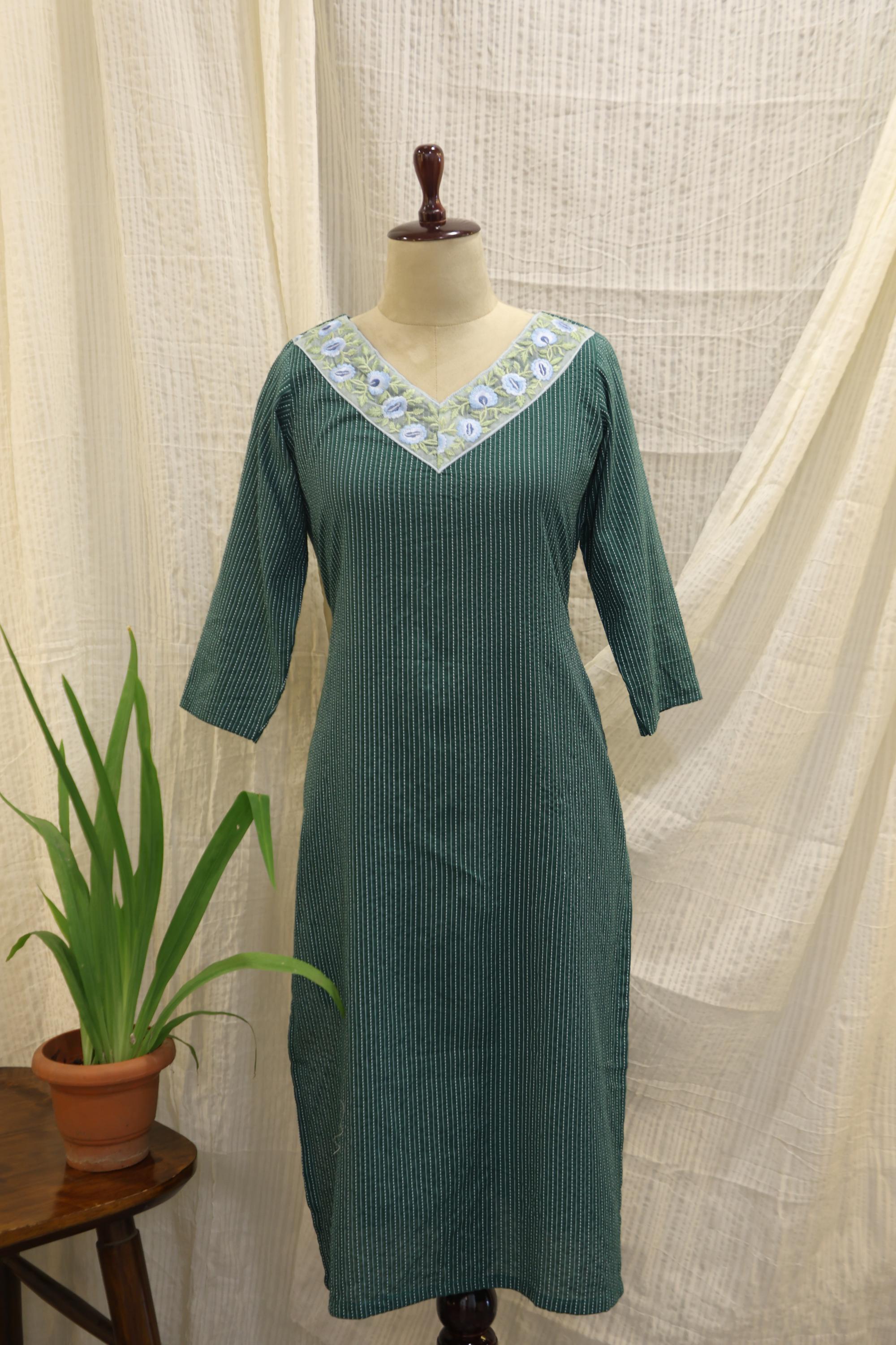 Cotton Ready-to-Wear Kurta - Elegant Ethnic Design RMK-12