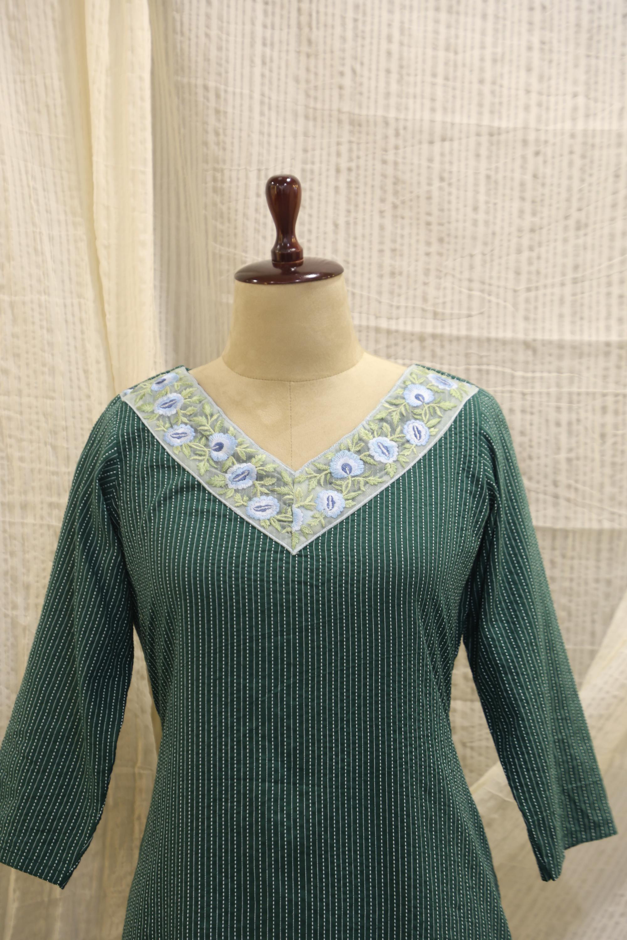 Cotton Ready-to-Wear Kurta - Elegant Ethnic Design RMK-12