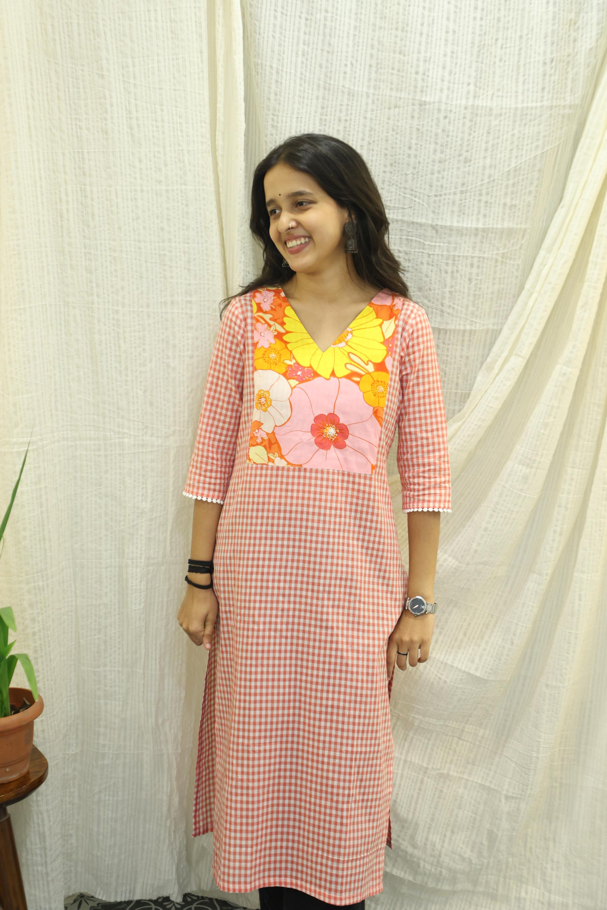 Cotton Ready-to-Wear Kurta - Elegant Ethnic Design RMK-008