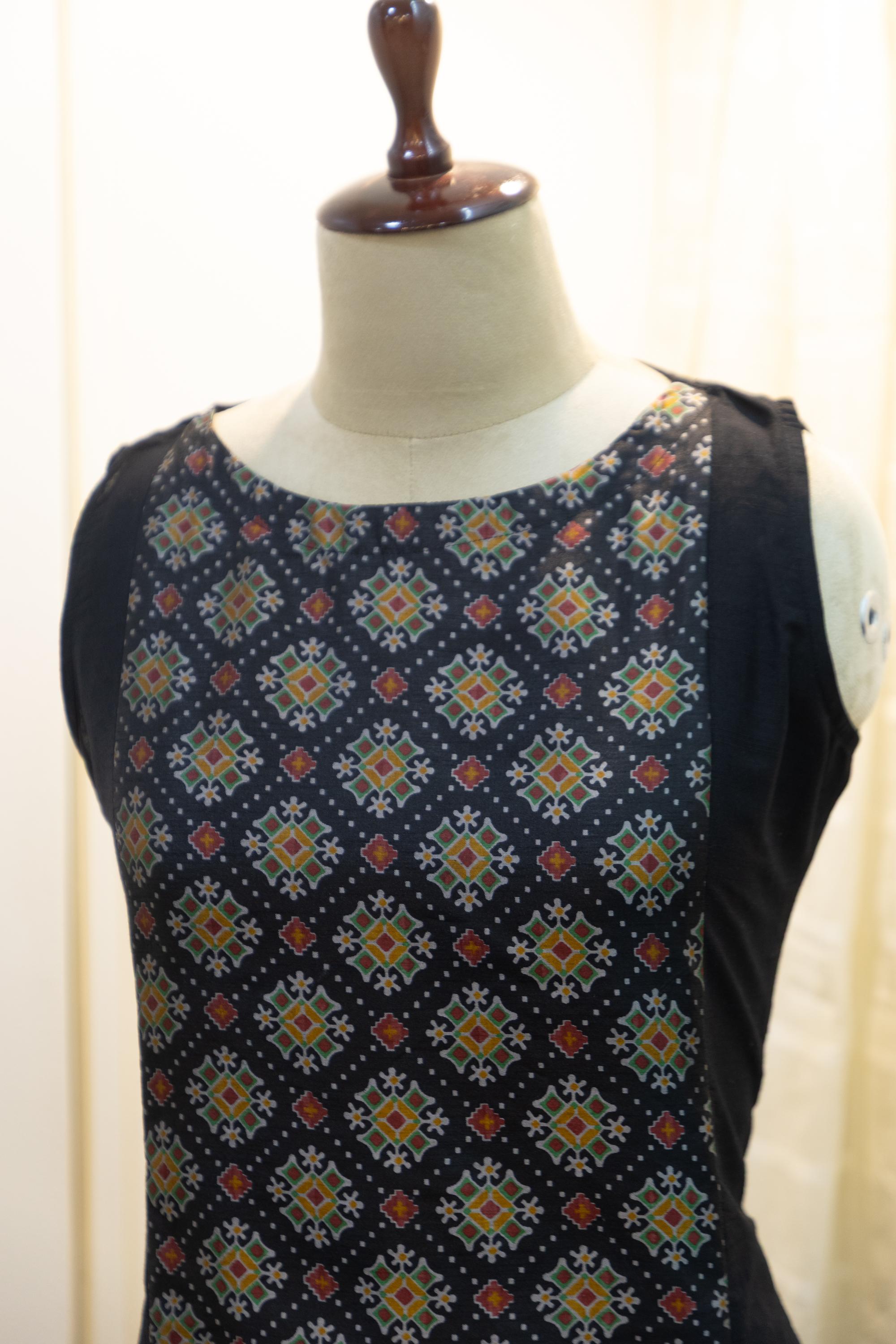 Cotton Silk Ready-to-Wear Kurta - Elegant Ethnic Design GAN-011