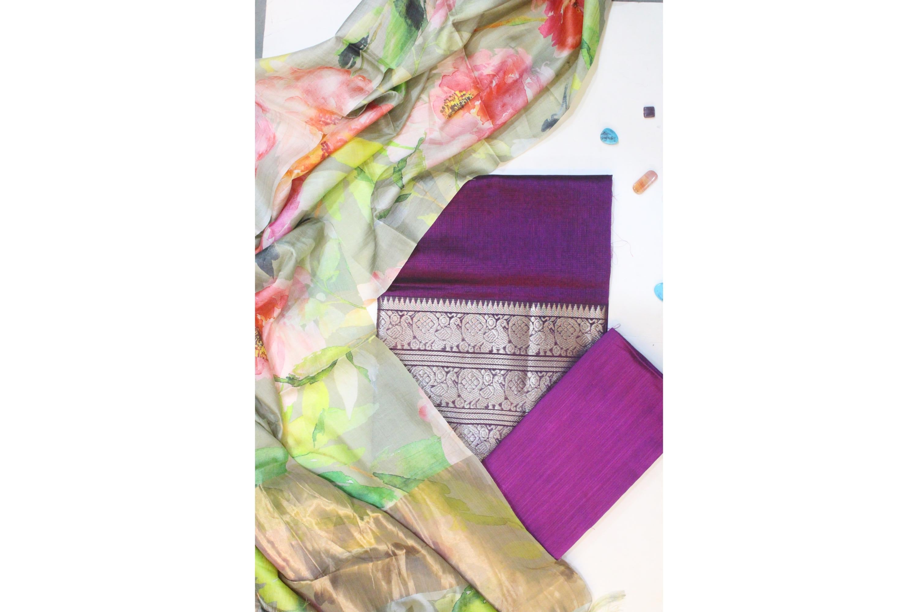 Pattu Silk Set of 3-10