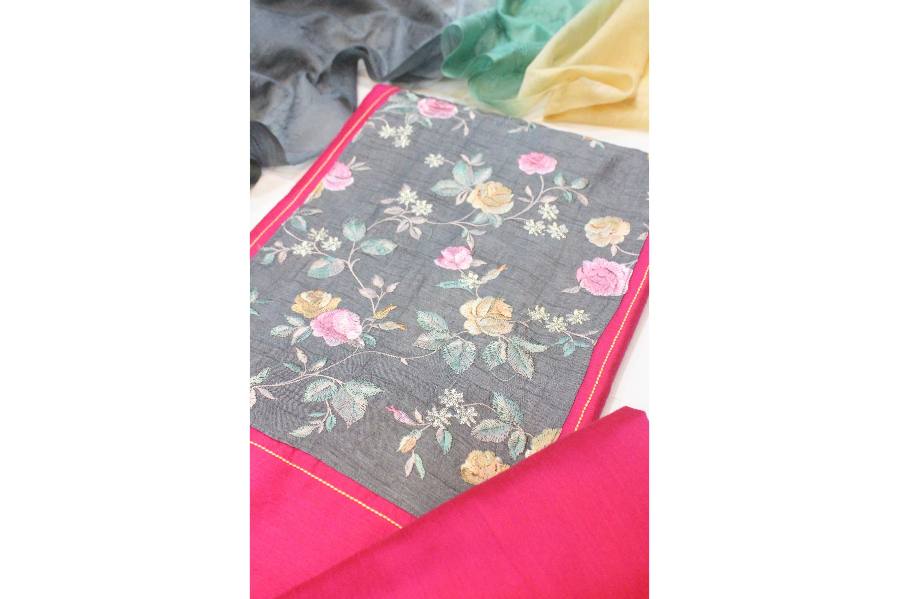 Cotton Silk With Mul CHanderi Set-3