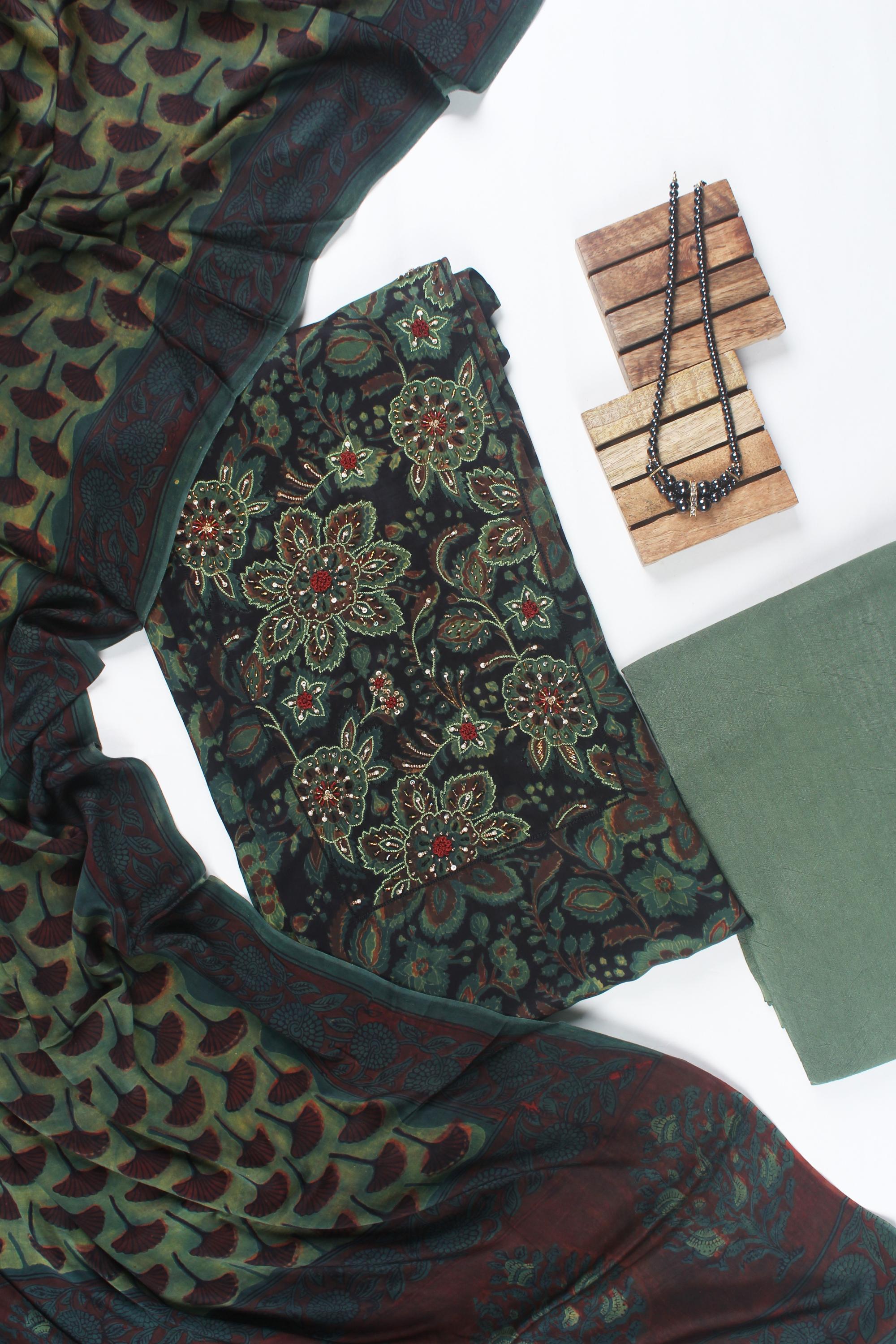 Embroidered Modal Set-4