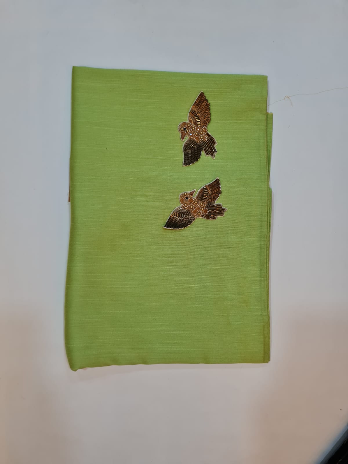 Slub Silk With Net Dupatta Set-25