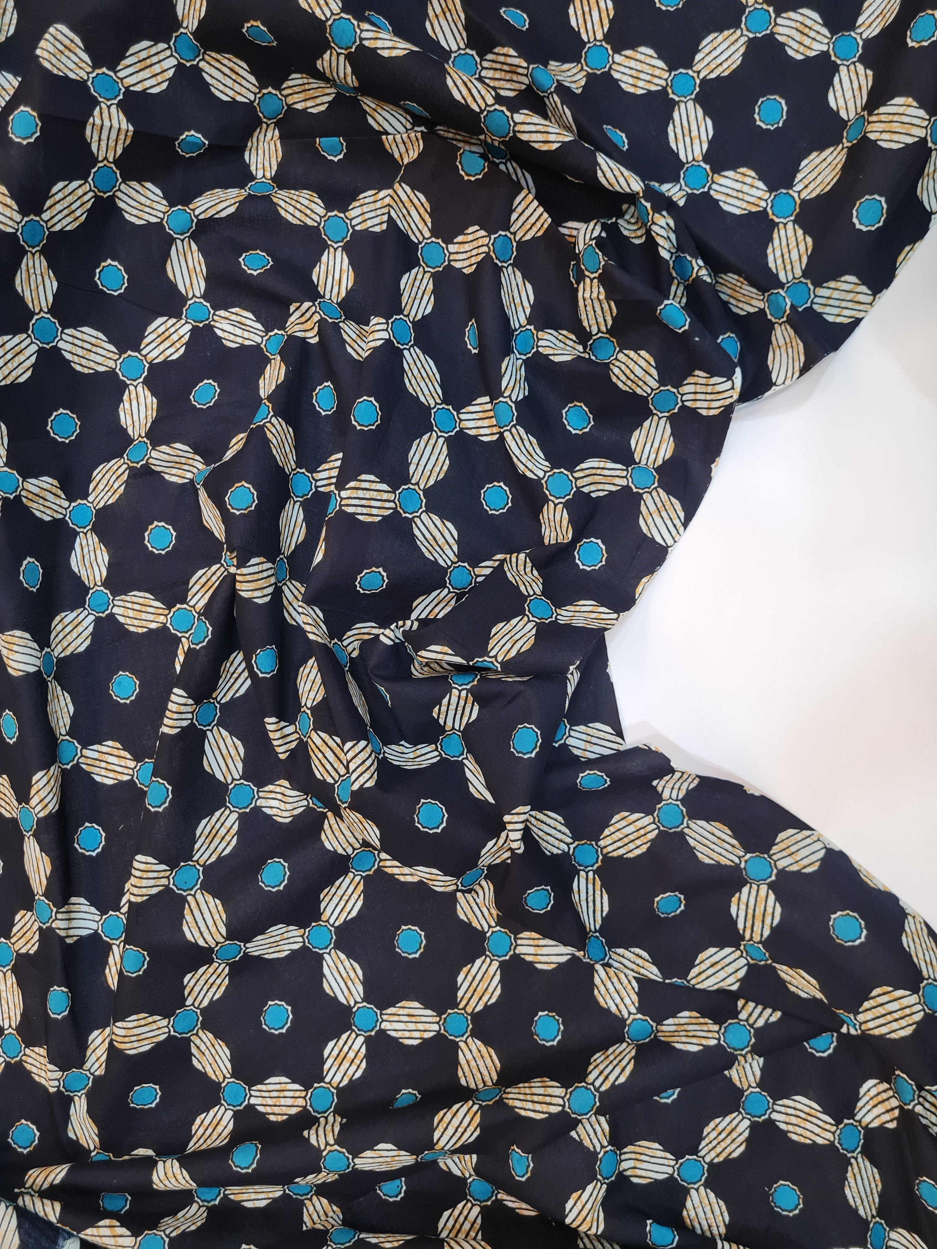 Printed Cotton Unstitched Kurta Fabric - Traditional Ethnic Wear