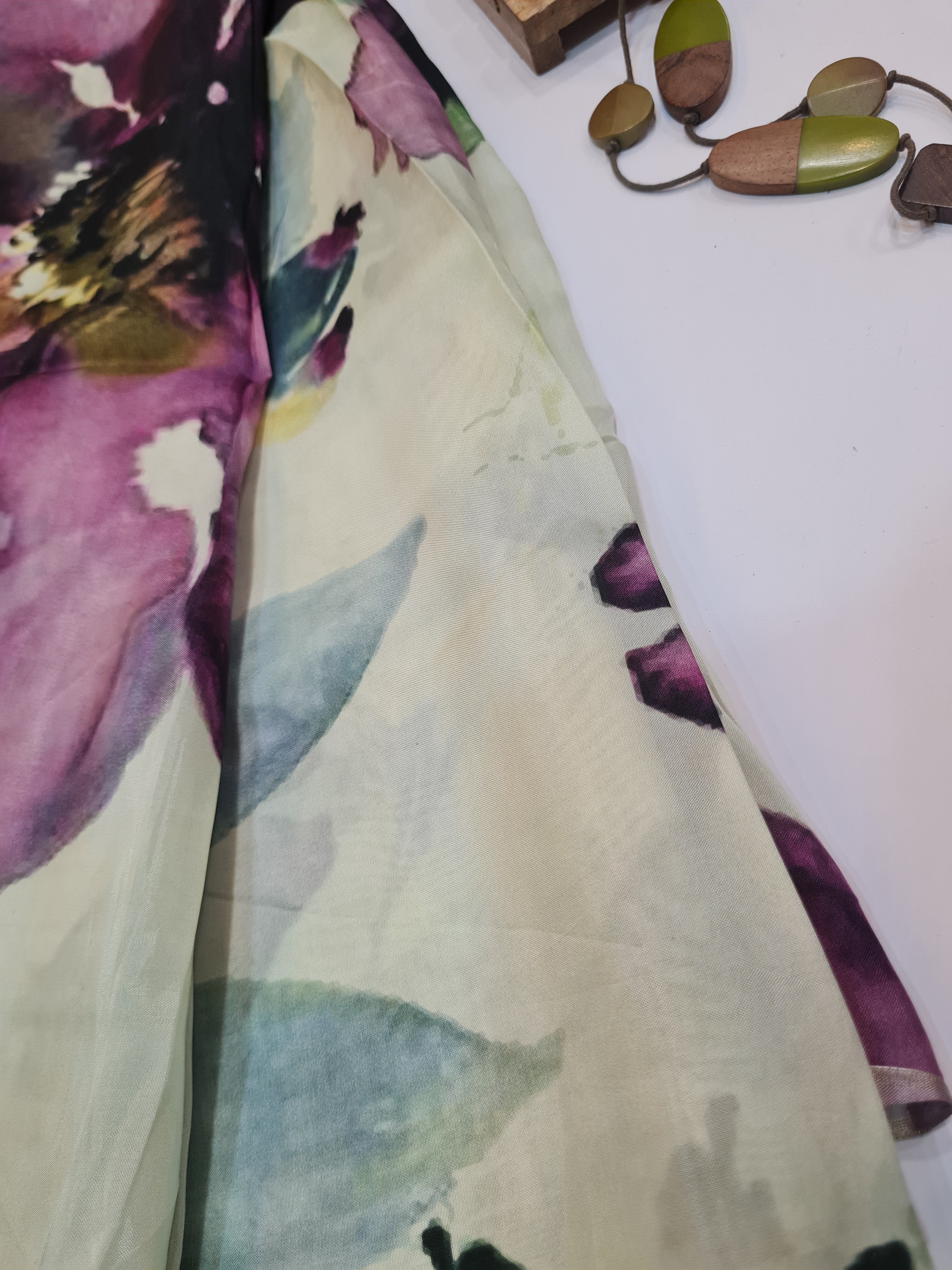 Digital Printed Modal Unstitched Kurta Fabric - Traditional Ethnic Wear