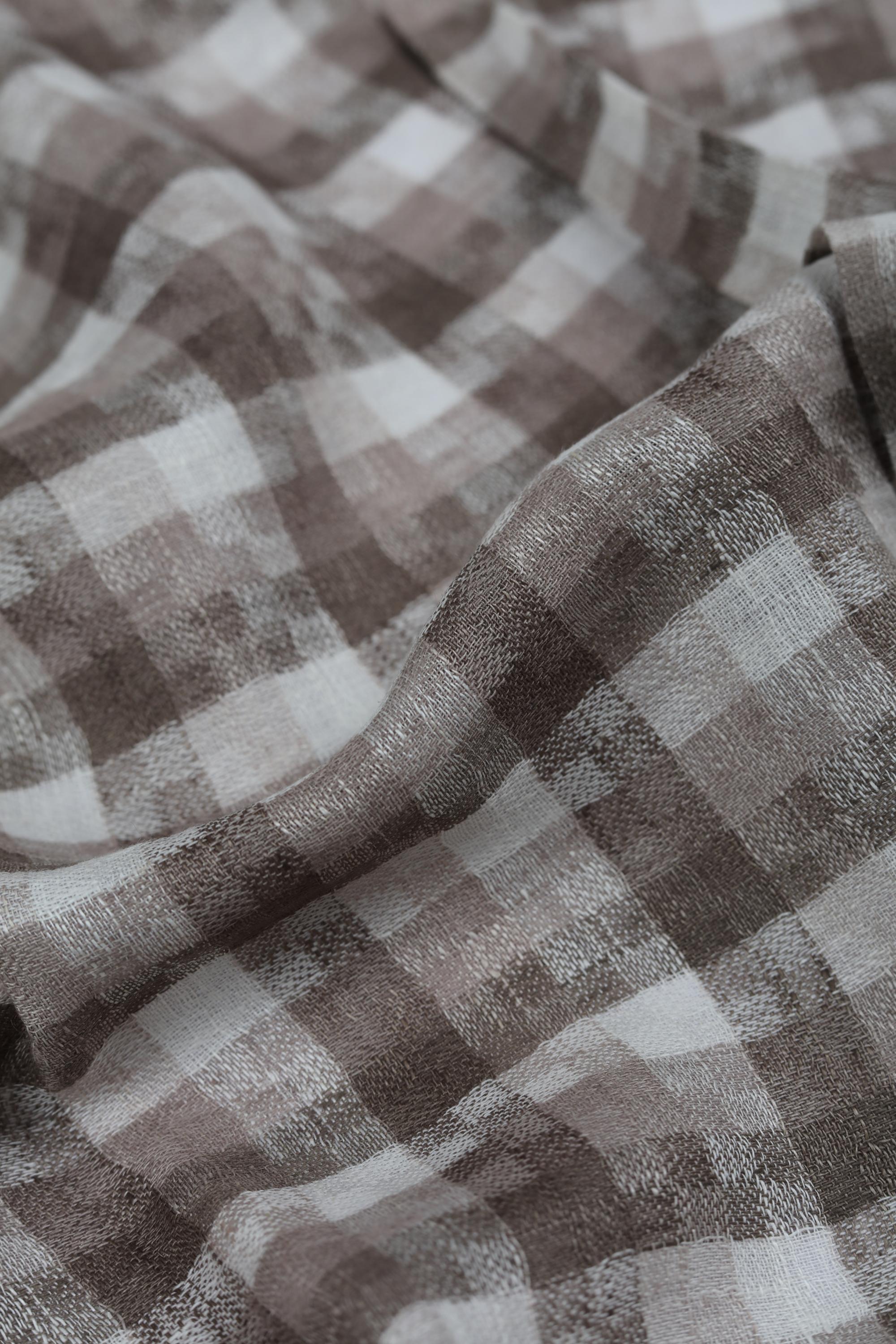 Pure Linen Unstitched Kurta Fabric - Traditional Ethnic Wear