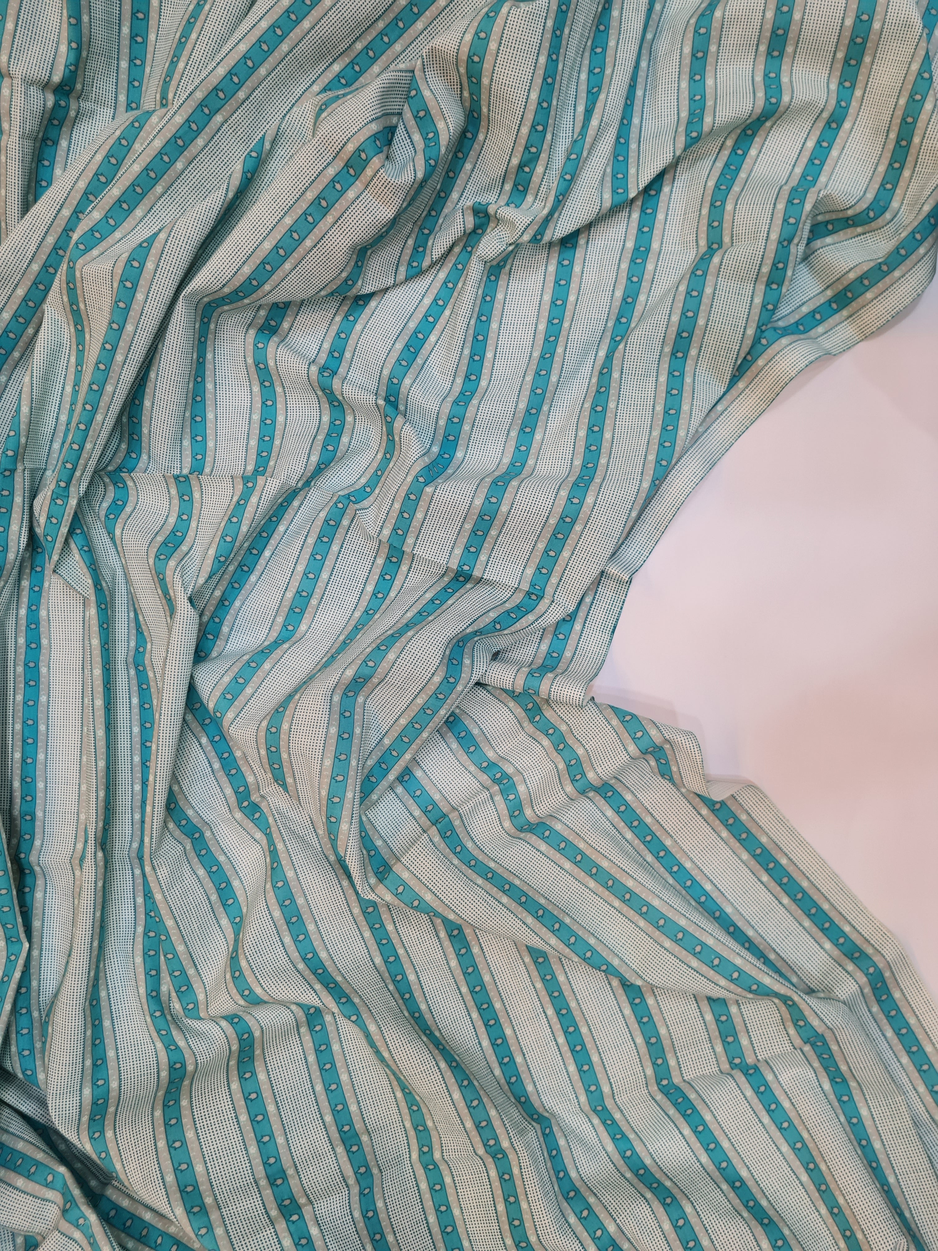 Printed Cotton Unstitched Kurta Fabric - Traditional Ethnic Wear